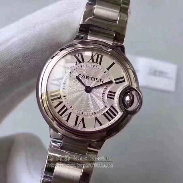 CARTIER手錶 卡地亞女表 藍氣球系列 瑞士石英 中號款 卡地亞女士腕表  hds1836